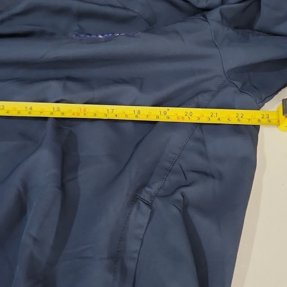 Nike Golf Mens Shirt Size M Windbreaker Pull Over Long Sleeve Zippered Blue